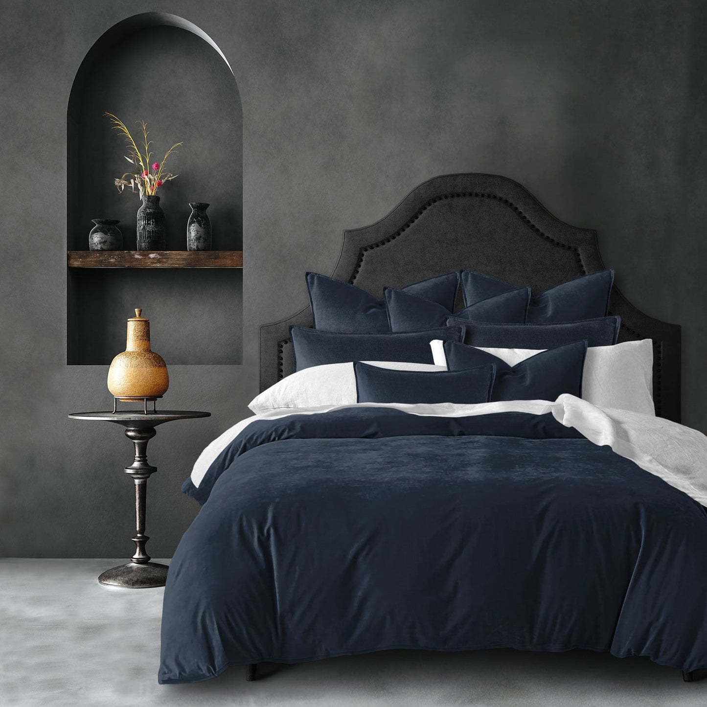 Brinleytrek Cascade Velvet Duvet Cover Set - Made in Canada