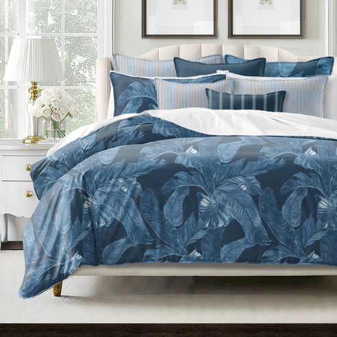 Brinleytrek Palomino Denim Duvet Cover Set - Made in Canada