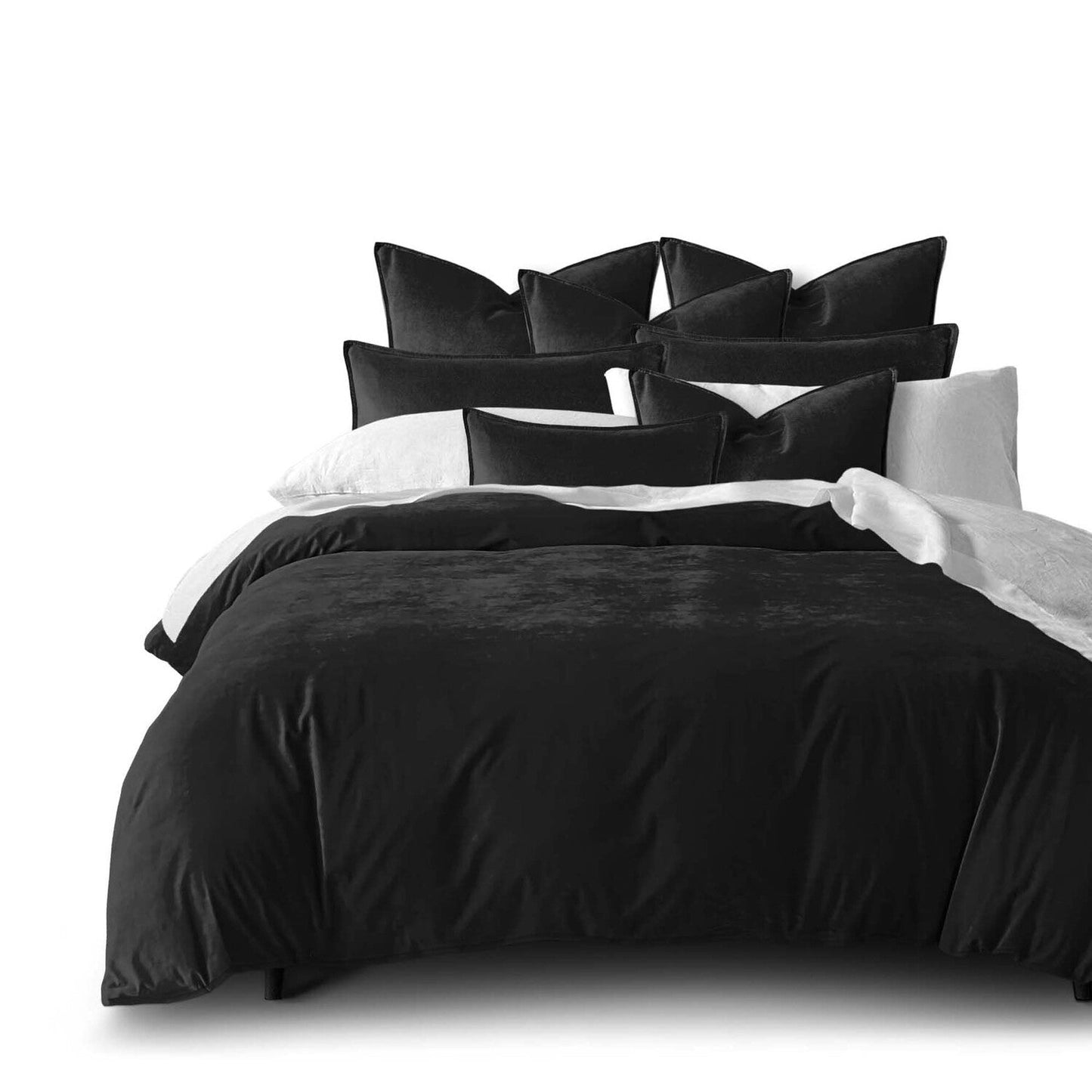 Brinleytrek Cascade Velvet Duvet Cover Set - Made in Canada