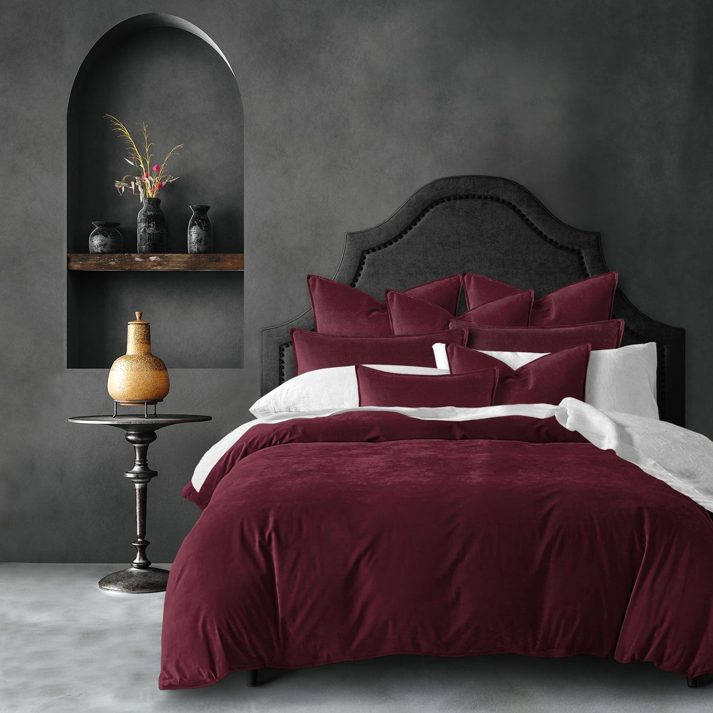 Brinleytrek Cascade Velvet Duvet Cover Set - Made in Canada